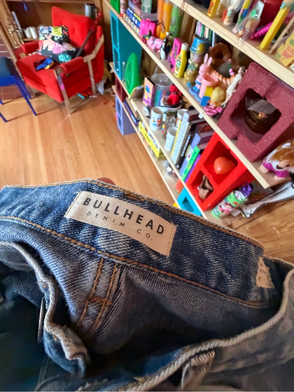 Bullhead Denim jeans skinny boyfriend  - Light Blue Wash